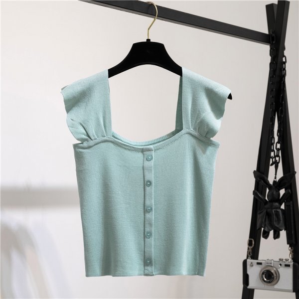 Women's New Summer Style Slim Collarbone Short Sleeve sizehirt